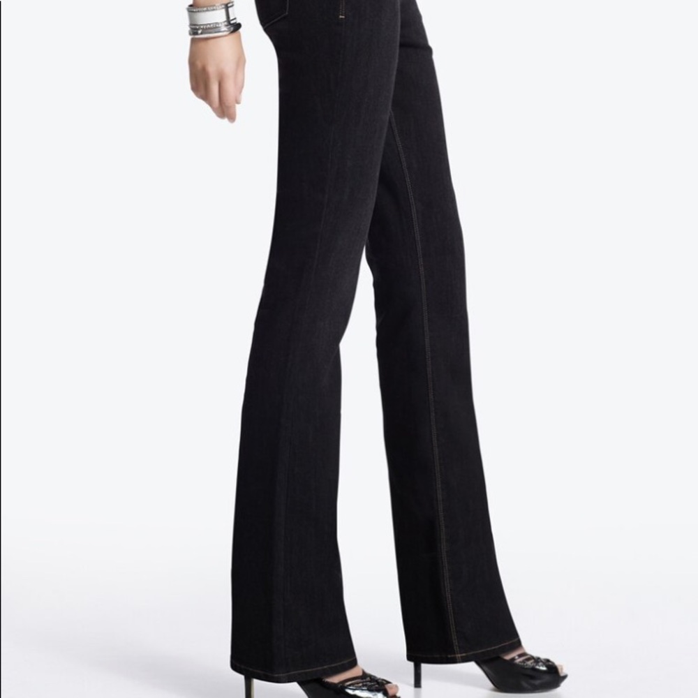 WHBM boot leg jeans in black size 12 R